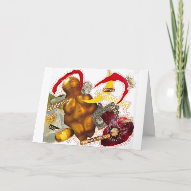 Helig Womanthusianska hälsningskort Kort (Framsida)