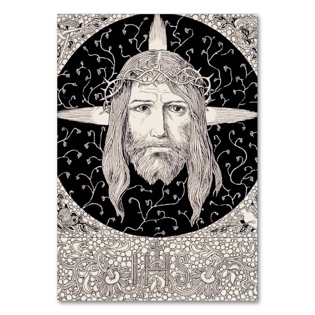 Heliga Ansikte av Jesus Kristus Bordsnummer (Framsidan)