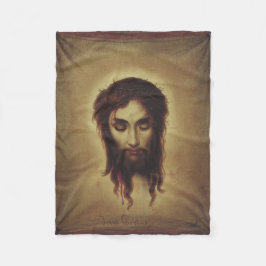 Heliga Ansikte av Jesus Kristus Fleecefilt