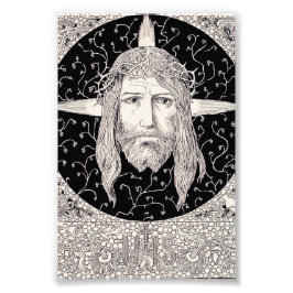 Heliga Ansikte av Jesus Kristus Fototryck