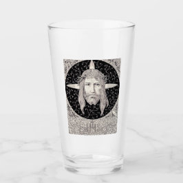 Heliga Ansikte av Jesus Kristus Glaskopp