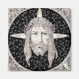 Heliga Ansikte av Jesus Kristus Magnet