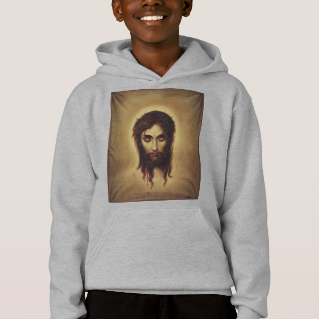 Heliga Ansikte av Jesus Kristus T Shirt (Framsida)