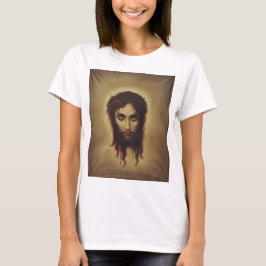 Heliga Ansikte av Jesus Kristus T Shirt