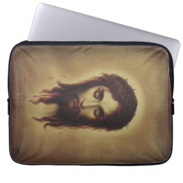Heliga ansiktet Jesus Kristus Laptop Fodral