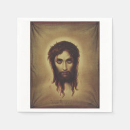 Heliga ansiktet Jesus Kristus Pappersservett