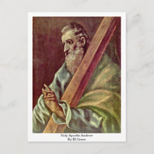Heliga Apostle Andrew av El Greco Vykort