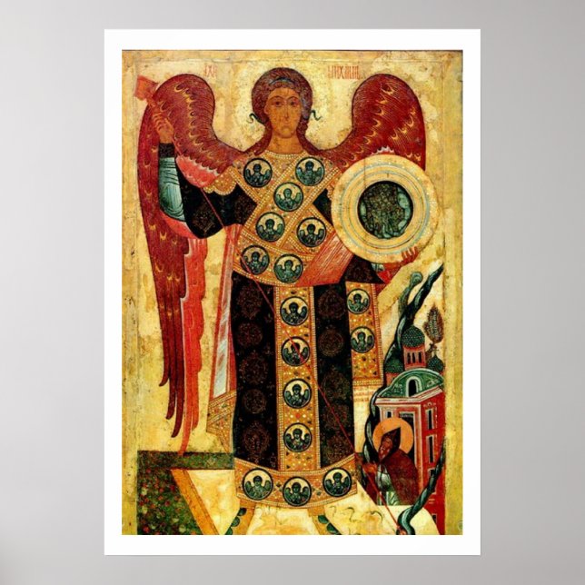 Heliga Archangel Michael Poster (Framsidan)