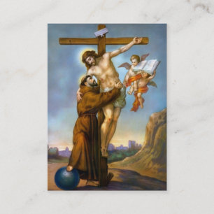 Heliga av Assisi-Religiösans helige Francis Visitkort