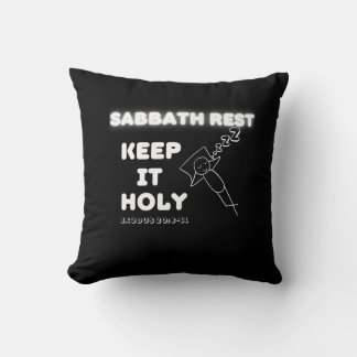 Heliga av Behållan Sabbath Rest Graphics Design Kudde