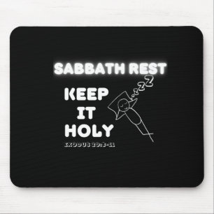 Heliga av Behållan Sabbath Rest  Graphics Design Musmatta