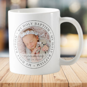 Heliga Baptism Enkel foto för modern Anpassningsba Kaffemugg