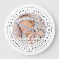 Heliga Baptism Enkel foto för modern Anpassningsba