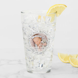 Heliga Baptism Enkel Ram Modern Anpassningsbar Fot Glaskopp