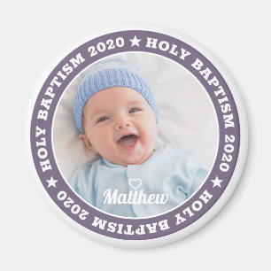 Heliga Baptism Modern Anpassningsbar Foto Magnet