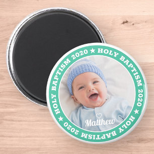 Heliga Baptism Modern Anpassningsbar Photo Magnet