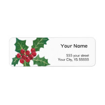 Heliga Berries and Löv Gren Helgdag Graphic