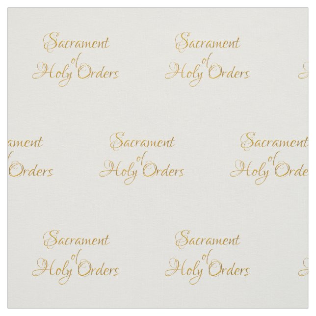 Heliga beställningar Golden 3D-utseende Tyg (Provkarta)