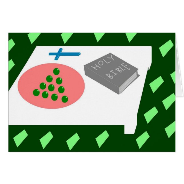 heliga bibel hälsningskort (Framsidan Horizontal)