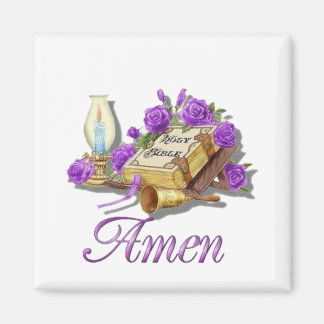 Heliga Bible Amen Magnet