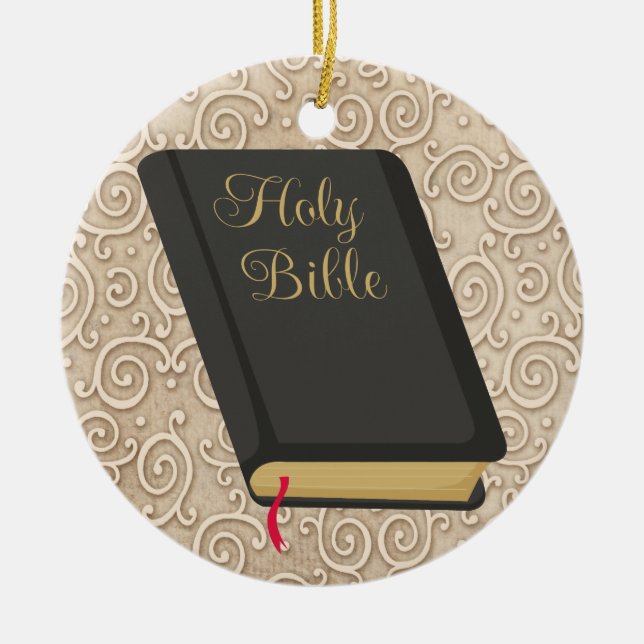 Heliga Bible - SRF Julgransprydnad Keramik (Framsidan)