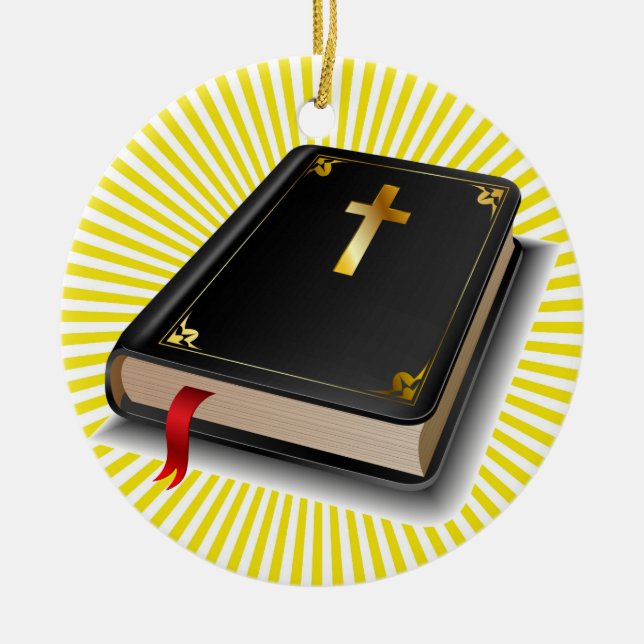 Heliga Bible - SRF Julgransprydnad Keramik (Framsidan)
