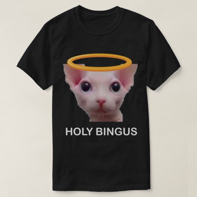 heliga bingus cat t shirt (Design framsida)