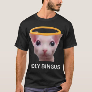 heliga bingus cat t shirt