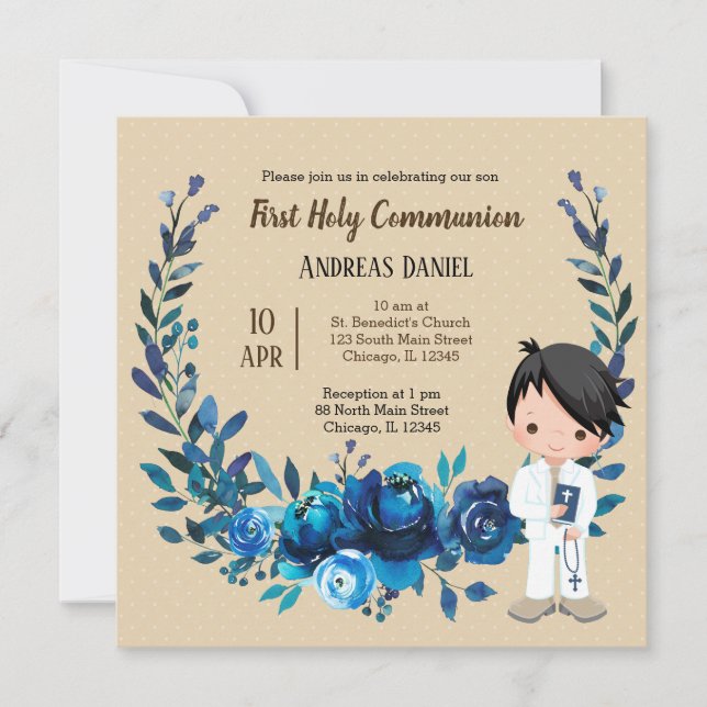 Heliga Blåvitling i gemenskapen Inbjudningar (Framsida)