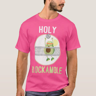 Heliga Blockamole Funny Volleyball Block Avocado n T Shirt