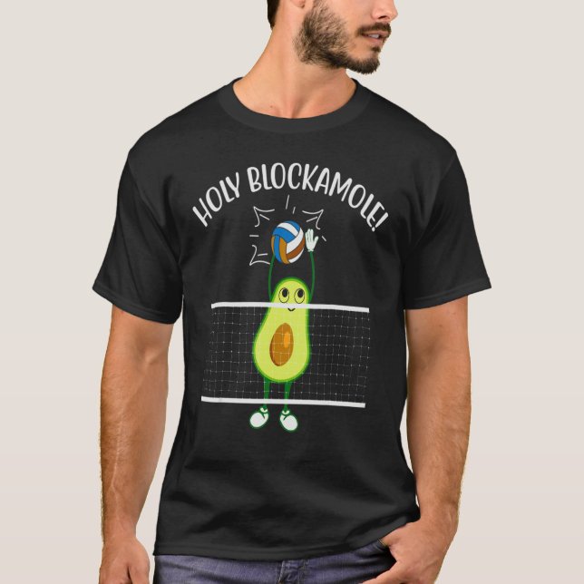 Heliga Blockamole Volleyball Cute T Shirt (Framsida)
