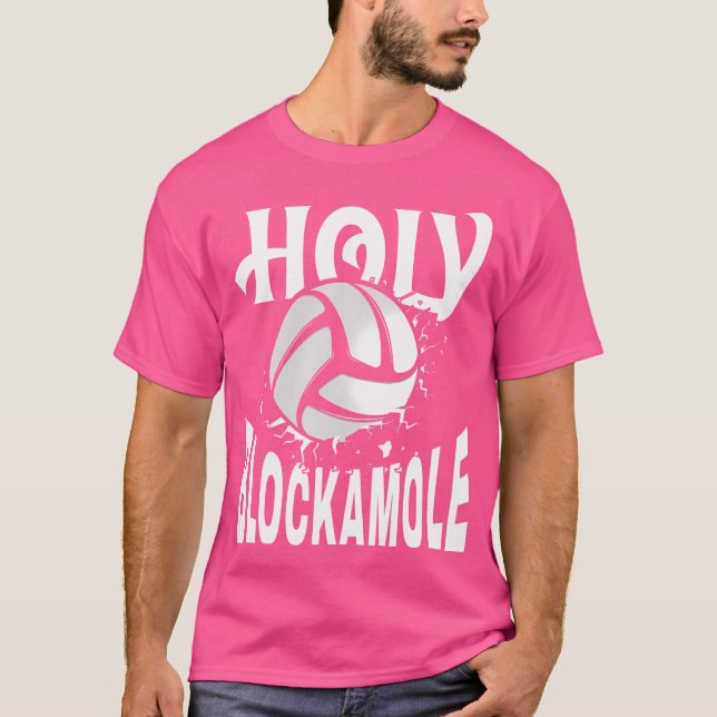 Heliga Blockamole Volleyball T Shirt (Framsida)