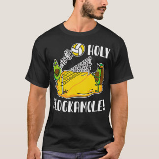 Heliga Blockamole Volleyball-träning Avocado Älska T Shirt