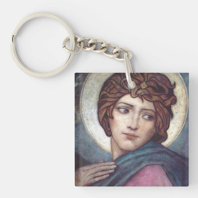 Heliga Brigid från Kildare Helig Keltisk Konst (Framsidan)