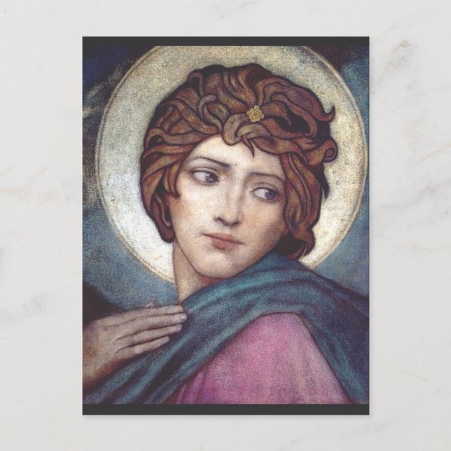 Heliga Brigid från Kildare Helig Keltisk Konst Vykort (Framsida)