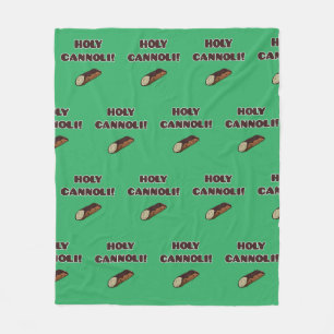 Heliga Cannoli Funny Food Italy Fleecefilt