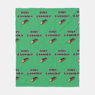Heliga Cannoli Funny Food Italy Fleecefilt
