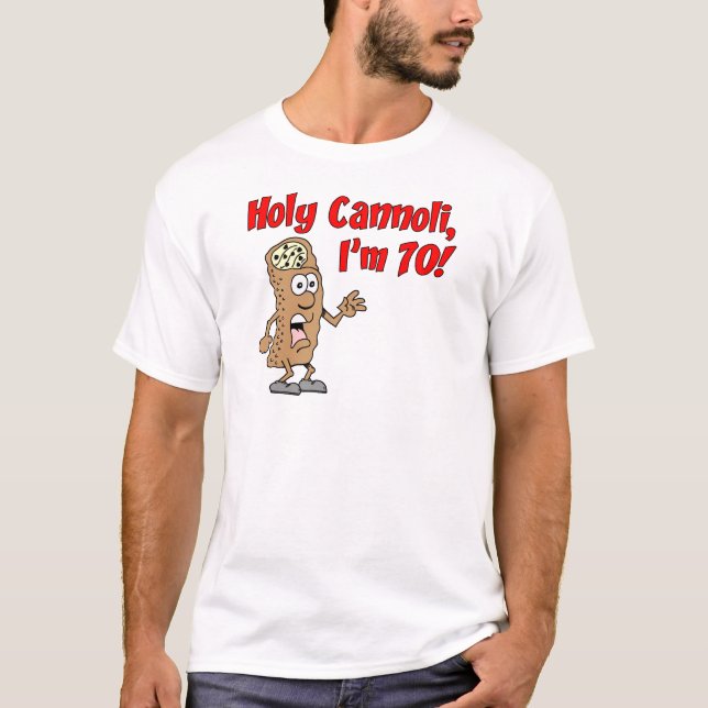 Heliga Cannoli mig förmiddag 70 T Shirt (Framsida)