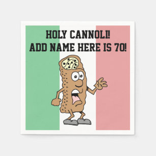 Heliga Cannoli Någon är 70 ynka italienska Napki Pappersservett