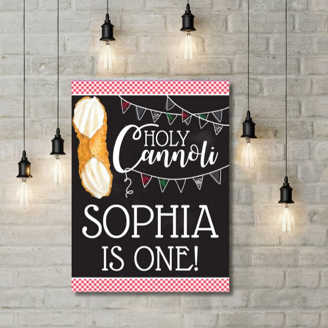 Heliga Cannoli Party Sign, italienska Theme Birthd Poster (Skapare uppladdad)