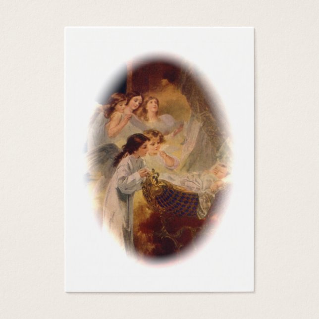Heliga Card (tom/Anpassningsbar): Bladens bliss Visitkort (Framsidan)