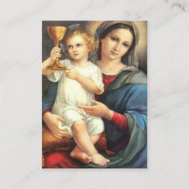 Heliga Cards för Precious Blood St. Gertrude Praye Visitkort