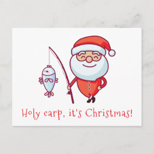 Heliga Carp, det är jul Vykort
