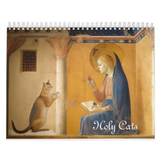 Heliga Cats and Saints Calendar Kalender