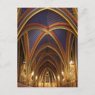 Heliga Chapel Paris Vykort