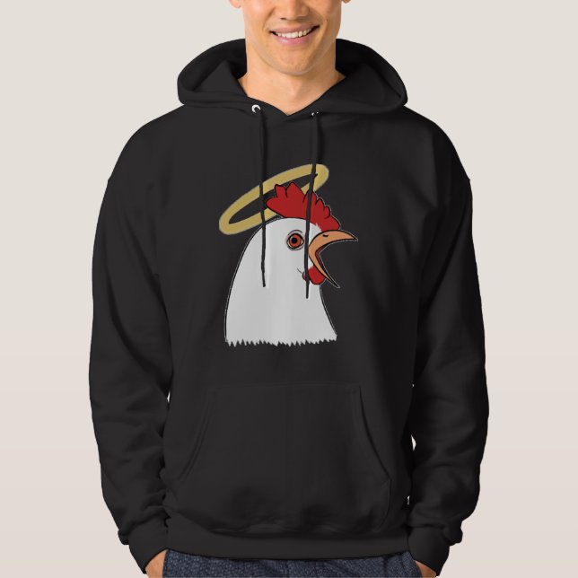 Heliga Chicken Hoodie (Framsida)