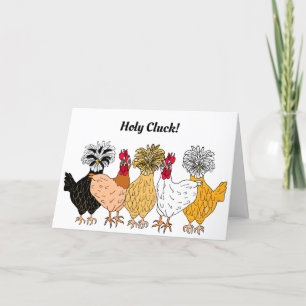 Heliga Cluck, Grattis på födelsedagen No Vår Chick Kort