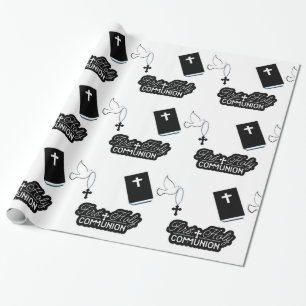 Heliga Communion Christening Presentpapper