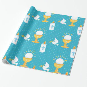 Heliga Communion Christening Presentpapper