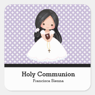 Heliga Communion Fyrkantigt Klistermärke